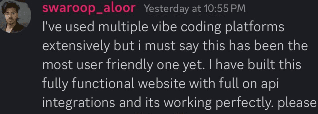 vly.ai testimonial 13